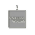 Custom Shape 10KT White Gold Charm